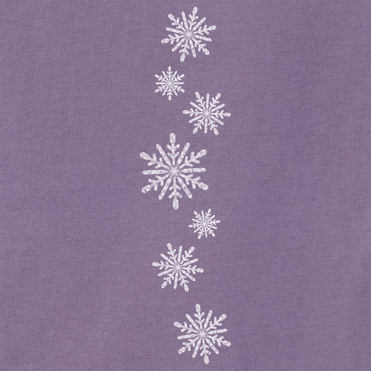 Women's Contrast Snowflake Long Sleeve Crusher Vee product image 3