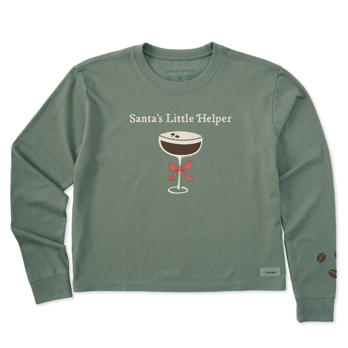 Women's Santas Little Helper Espresso Martini Long Sleeve product image 1