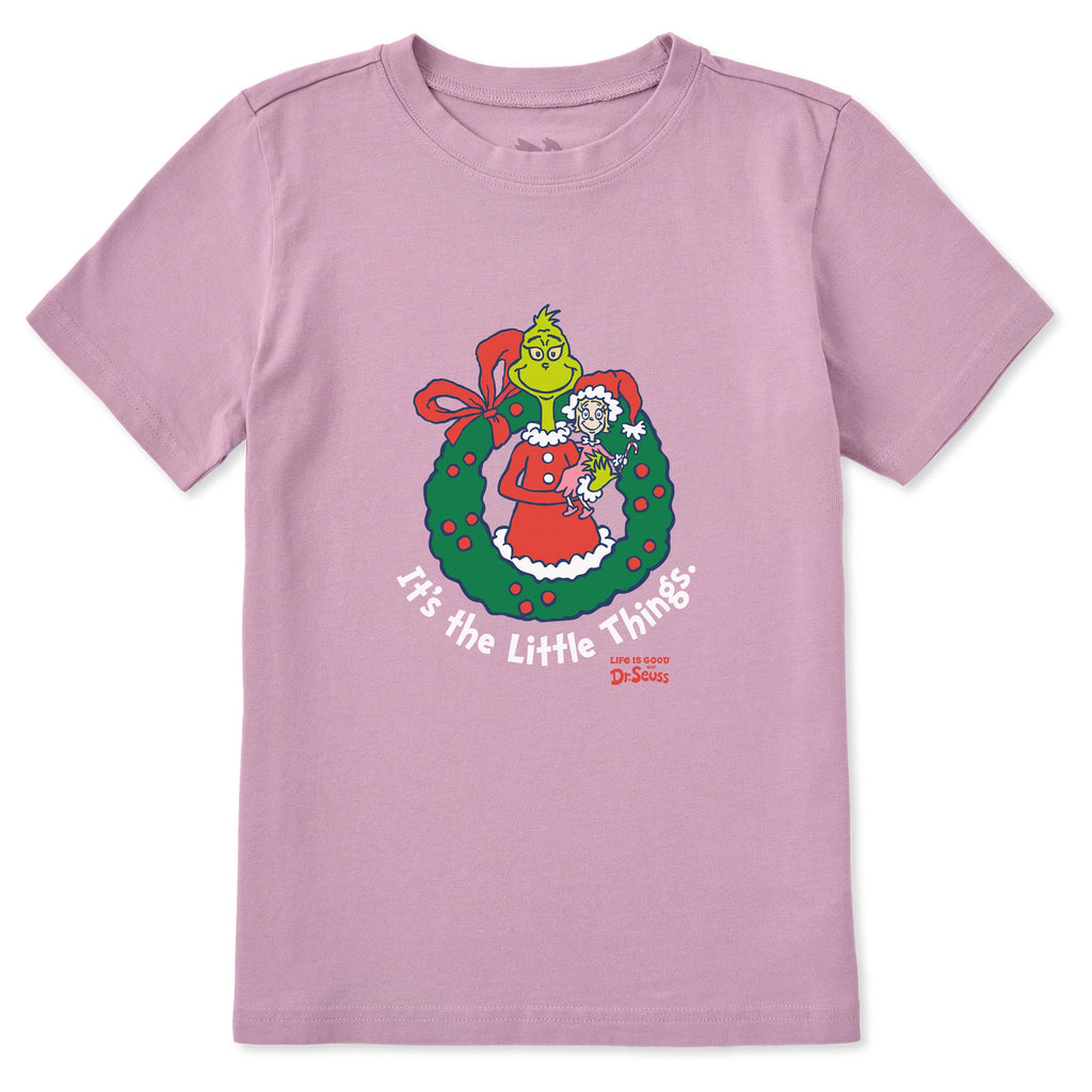 Kids It's the Little Things Grinch Short Sleeve Crusher Tee