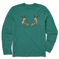 Kids Reindeer Games Cornhole Long Sleeve Crusher Tee