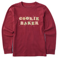 Kids Cookie Baker Long Sleeve Crusher Tee product image 1