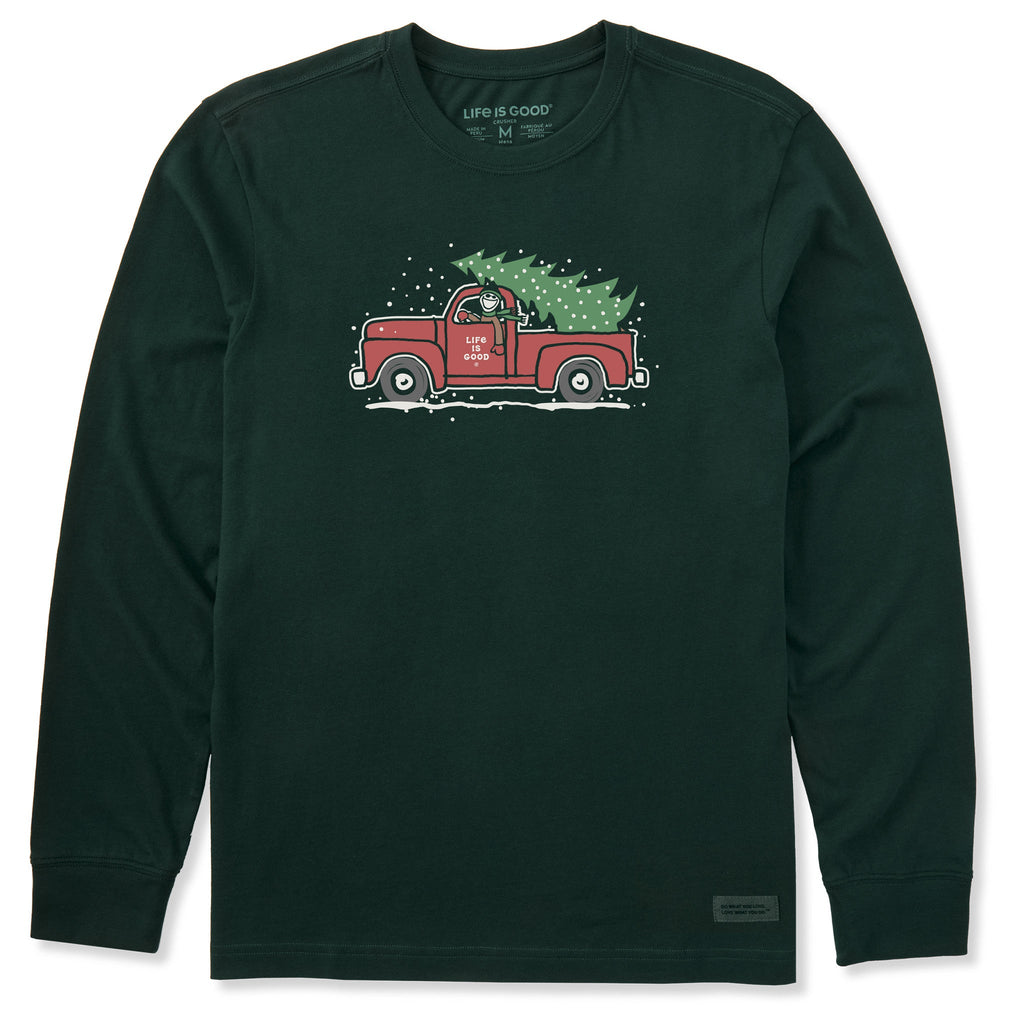 Men's Jake Christmas Truck Long Sleeve Crusher Tee product image 1