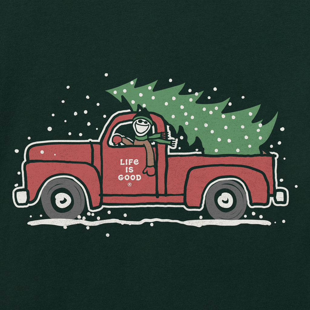 Men's Jake Christmas Truck Long Sleeve Crusher Tee product image 2