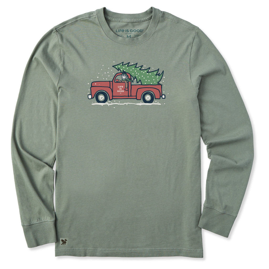 Men's Jake Christmas Truck Long Sleeve Crusher Tee product image 3