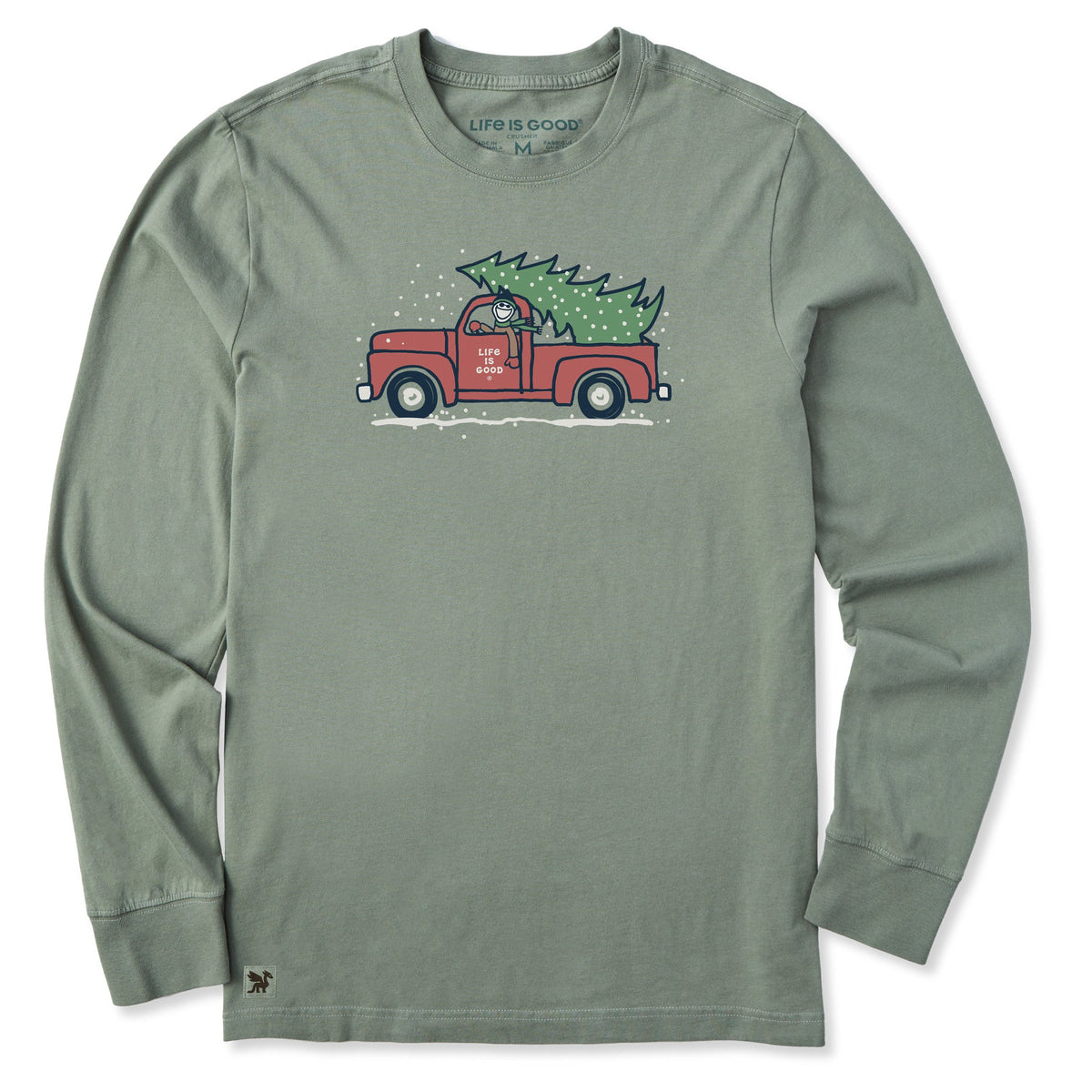 Men's Jake Christmas Truck Long Sleeve Crusher Tee product image 3