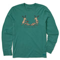 Men's Reindeer Games Cornhole Long Sleeve Crusher Tee