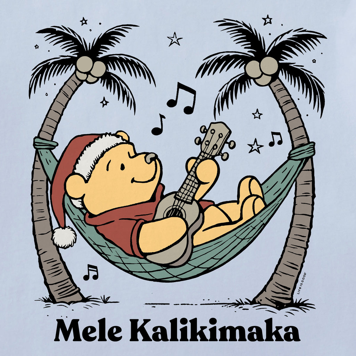Men's Mele Kalikimaka Winnie Short Sleeve Crusher Tee
