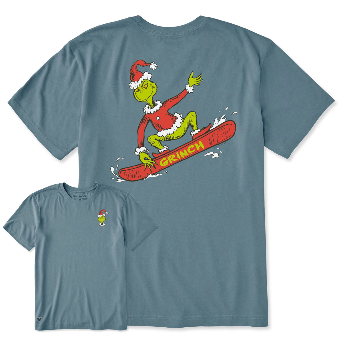 Men's Grinch Snowboard Short Sleeve Crusher Tee