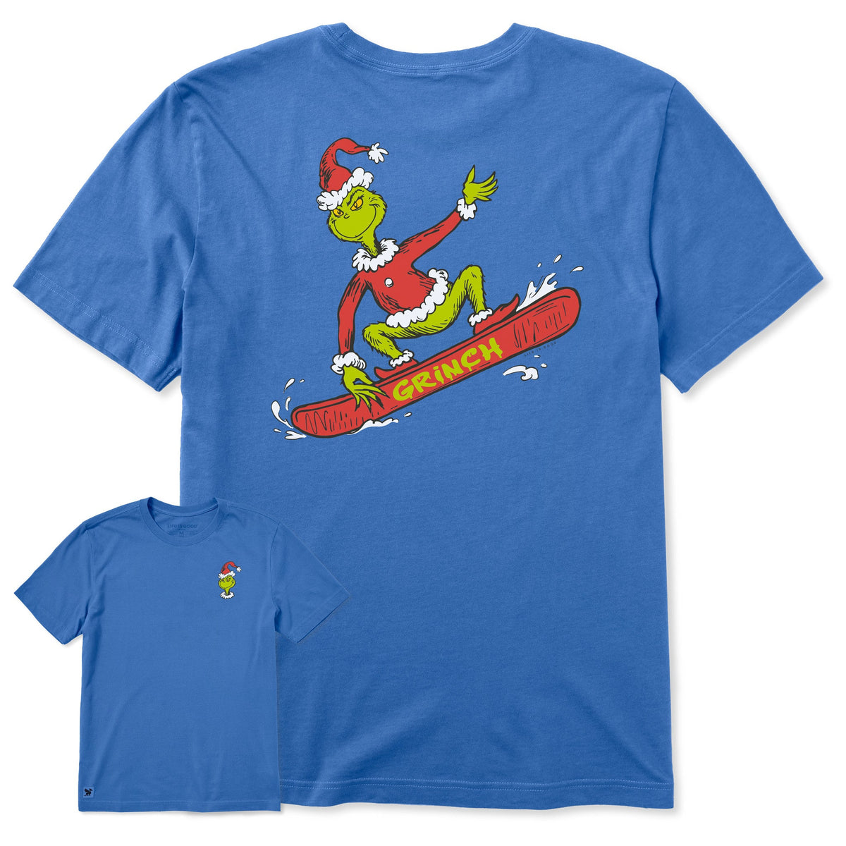 Men's Grinch Snowboard Short Sleeve Crusher Tee