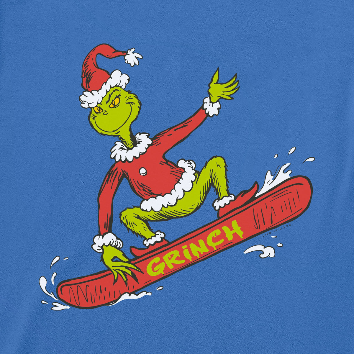 Men's Grinch Snowboard Short Sleeve Crusher Tee
