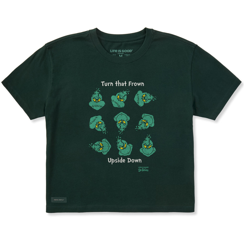 Women's Grinch Turn That Frown Upside Down Short Sleeve product image 1