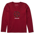Women's Peace Lights Long Sleeve Crusher Vee product image 1
