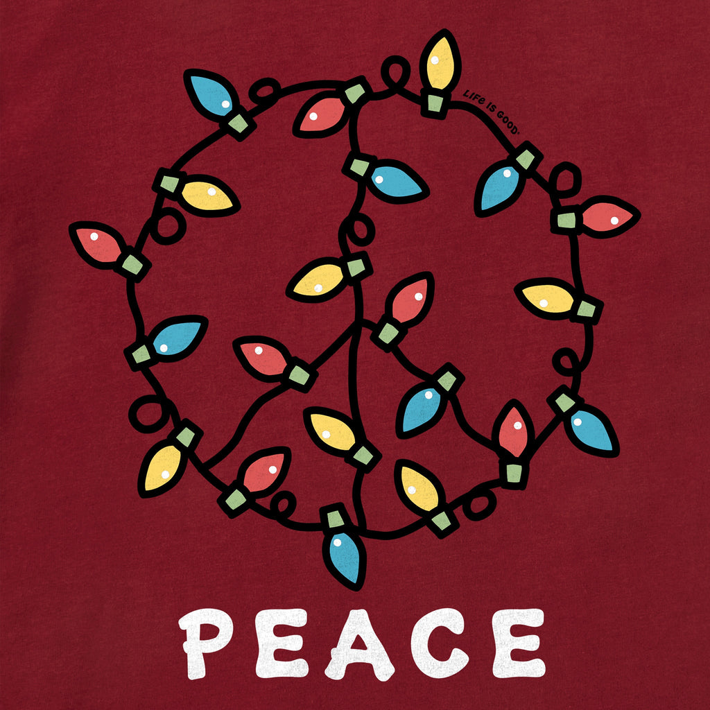 Women's Peace Lights Long Sleeve Crusher Vee product image 2