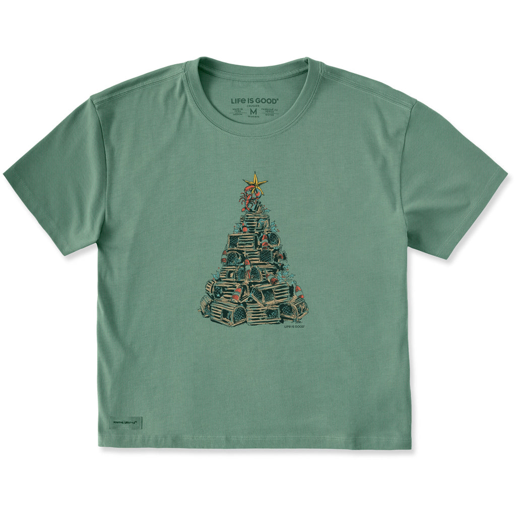 Women's Lobster Trap Christmas Tree Short Sleeve Crusher product image 1