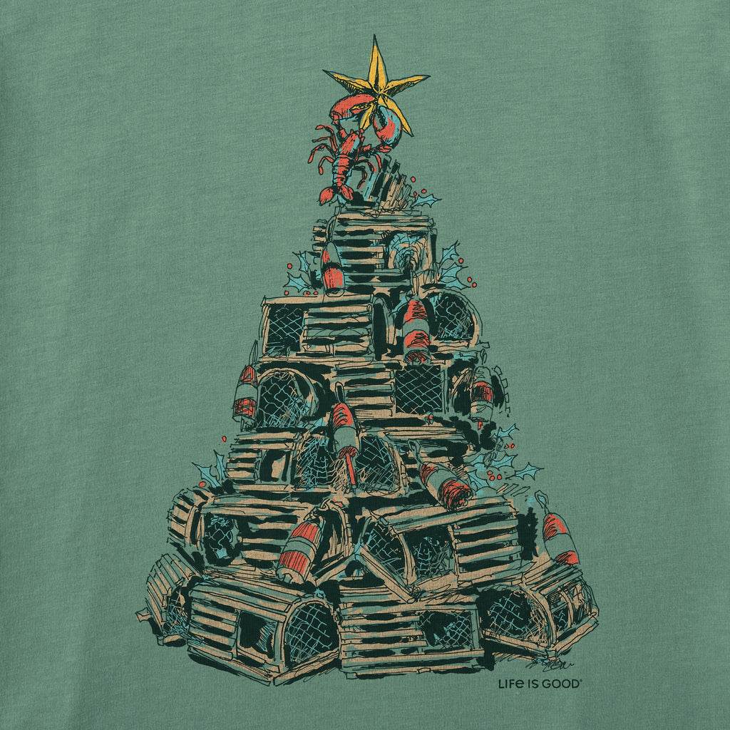 Women's Lobster Trap Christmas Tree Short Sleeve Crusher product image 2