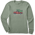 Women's Jake Christmas Truck Long Sleeve Crusher Tee product image 1