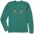 Women's Reindeer Games Cornhole Long Sleeve Crusher Tee