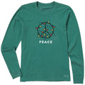 Women's Peace Lights Long Sleeve Crusher Tee product image 1