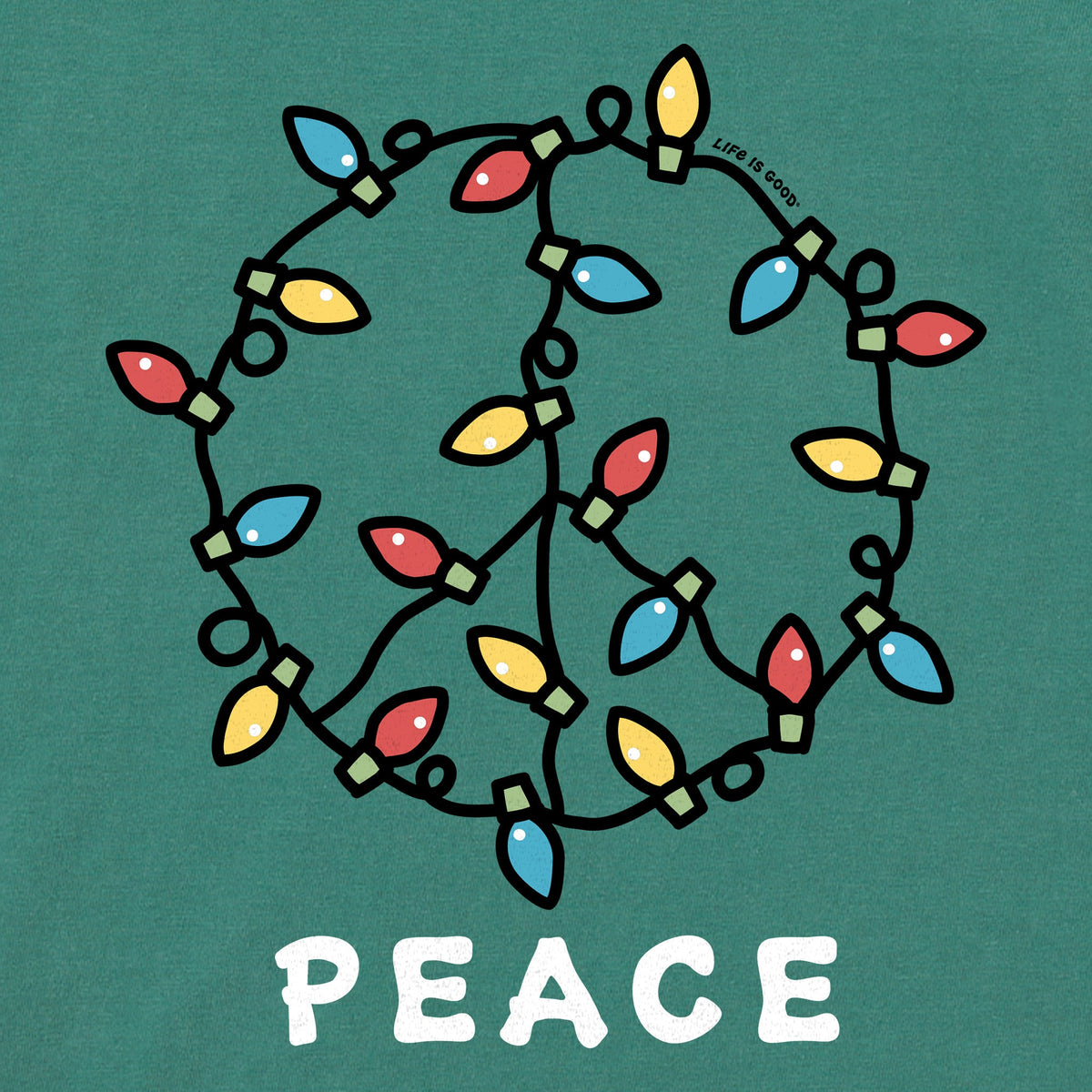 Women's Peace Lights Long Sleeve Crusher Tee product image 2