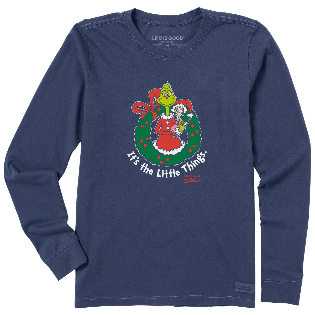 Women's It's the Little Things Grinch Long Sleeve Crusher Tee