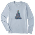 Women's Lobster Trap Christmas Tree Long Sleeve Crusher Tee product image 1
