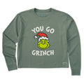 Women's You Go Grinch Long Sleeve Crusher Boxy Tee