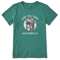 Women's Joy to the Squirrels Lights Short Sleeve Crusher Tee