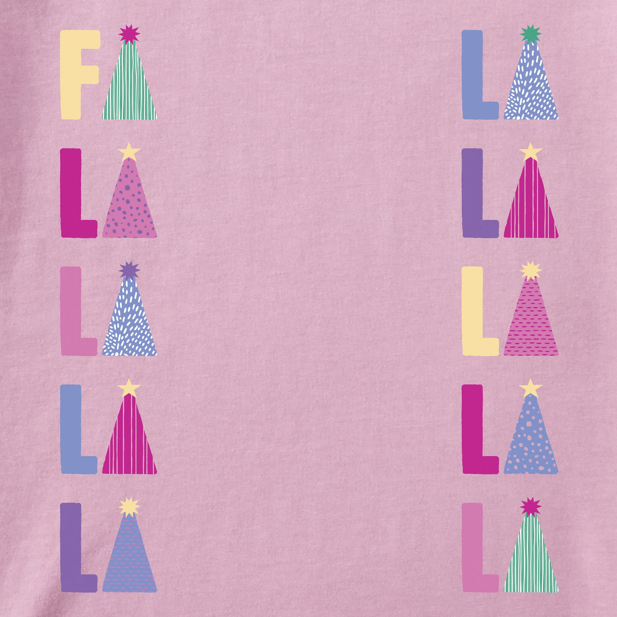 Kids Let it Snow Snowflakes Long Sleeve Crusher Tee product image 3