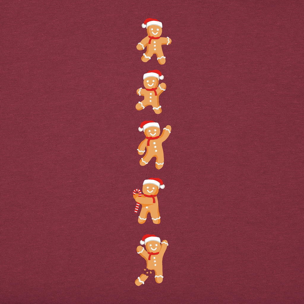 Kids Oh Snap! Gingerbread Cookies Long Sleeve Crusher Tee