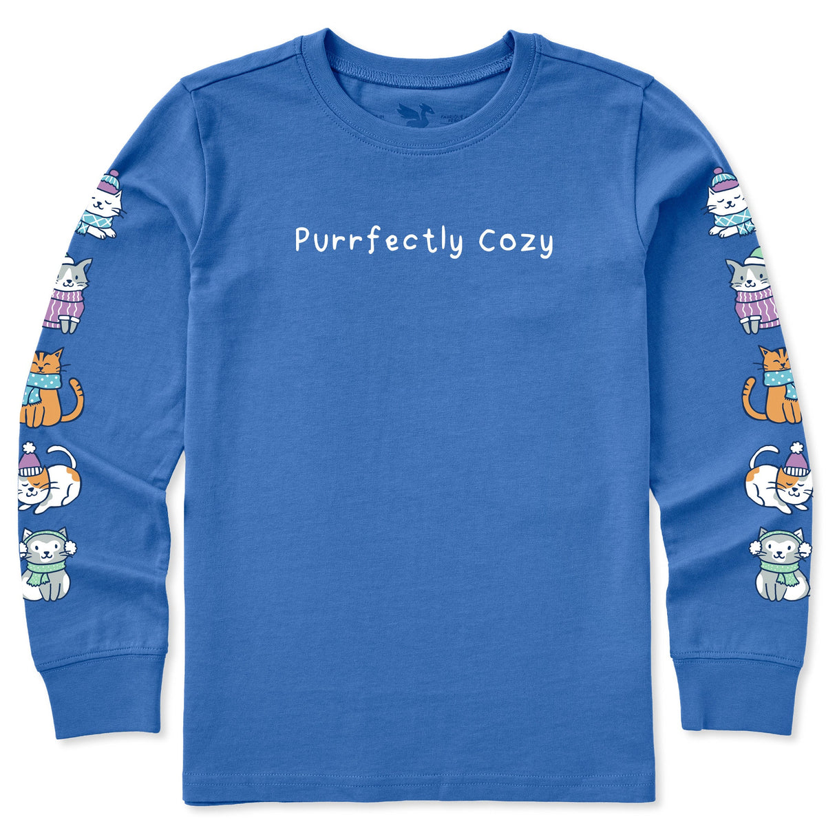 Kids Purrfectly Cozy Cats Long Sleeve Crusher Tee product image 1