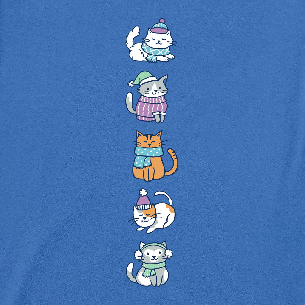 Kids Purrfectly Cozy Cats Long Sleeve Crusher Tee product image 3