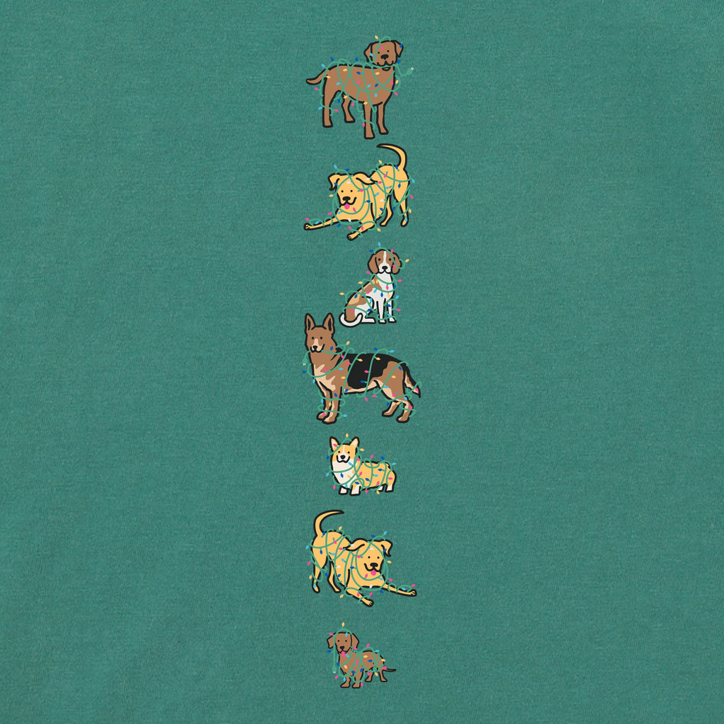 Women's Feliz Naughty Dog Lights Long Sleeve Crusher Tee product image 3