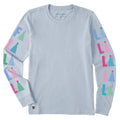 Women's Fa La La La Trees Long Sleeve Crusher Tee product image 1