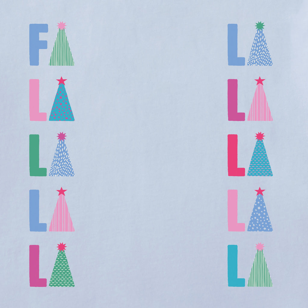 Women's Fa La La La Trees Long Sleeve Crusher Tee product image 2