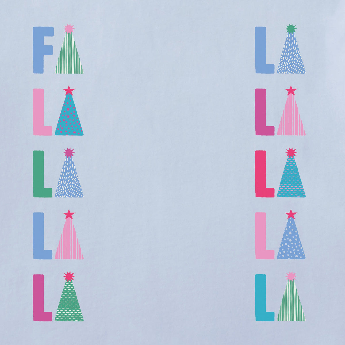 Women's Fa La La La Trees Long Sleeve Crusher Tee product image 2