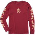 Women's Oh Snap! Gingerbread Cookies Long Sleeve Crusher Tee