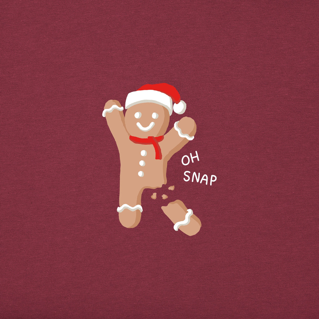Women's Oh Snap! Gingerbread Cookies Long Sleeve Crusher Tee