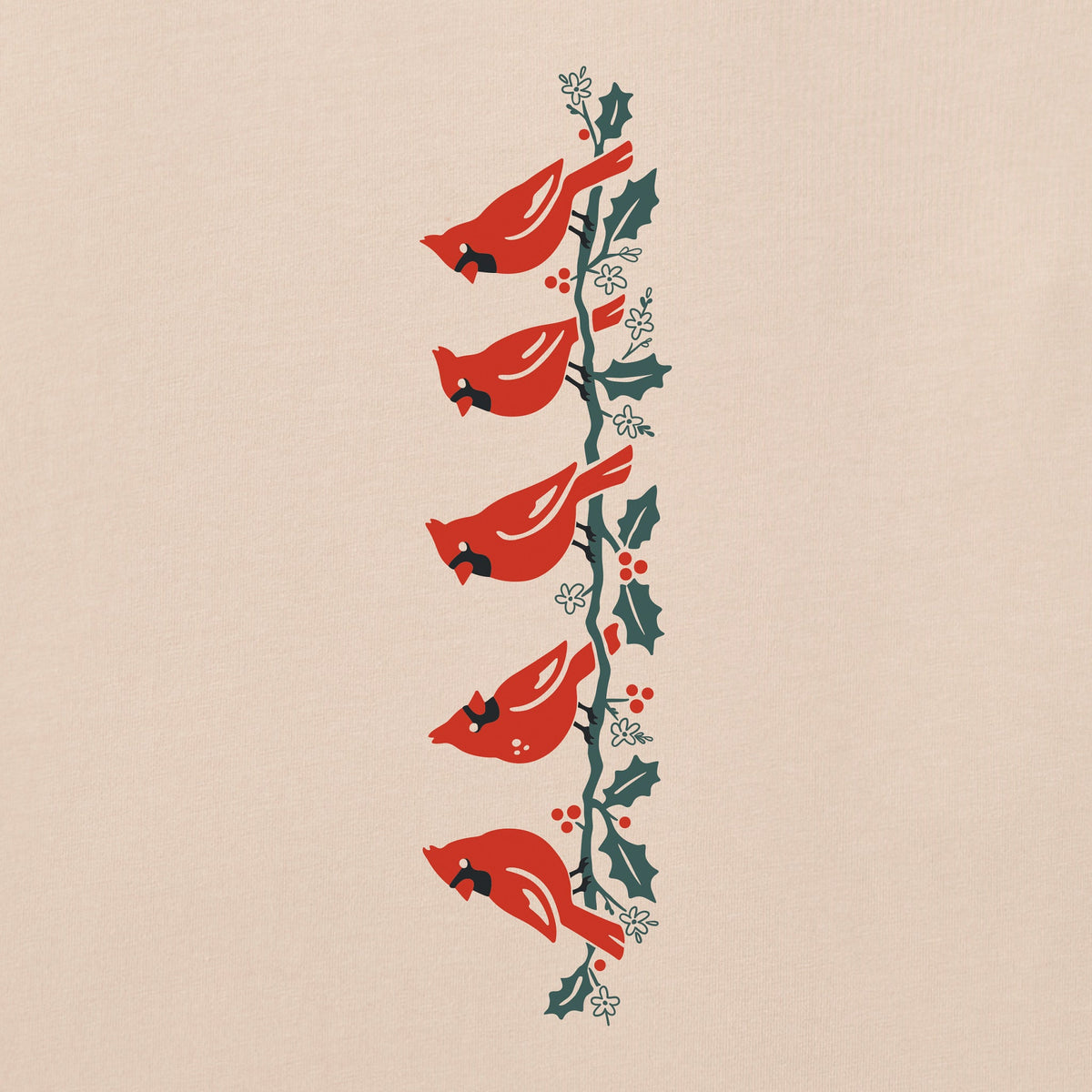 Women's Holly Cardinals Long Sleeve Crusher Tee product image 2