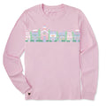 Women's Cute Christmas Village Long Sleeve Crusher Tee product image 1