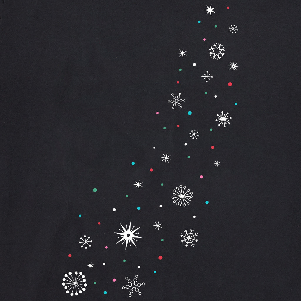 Women's Mid Century Modern Snowflakes Long Sleeve Crusher product image 4
