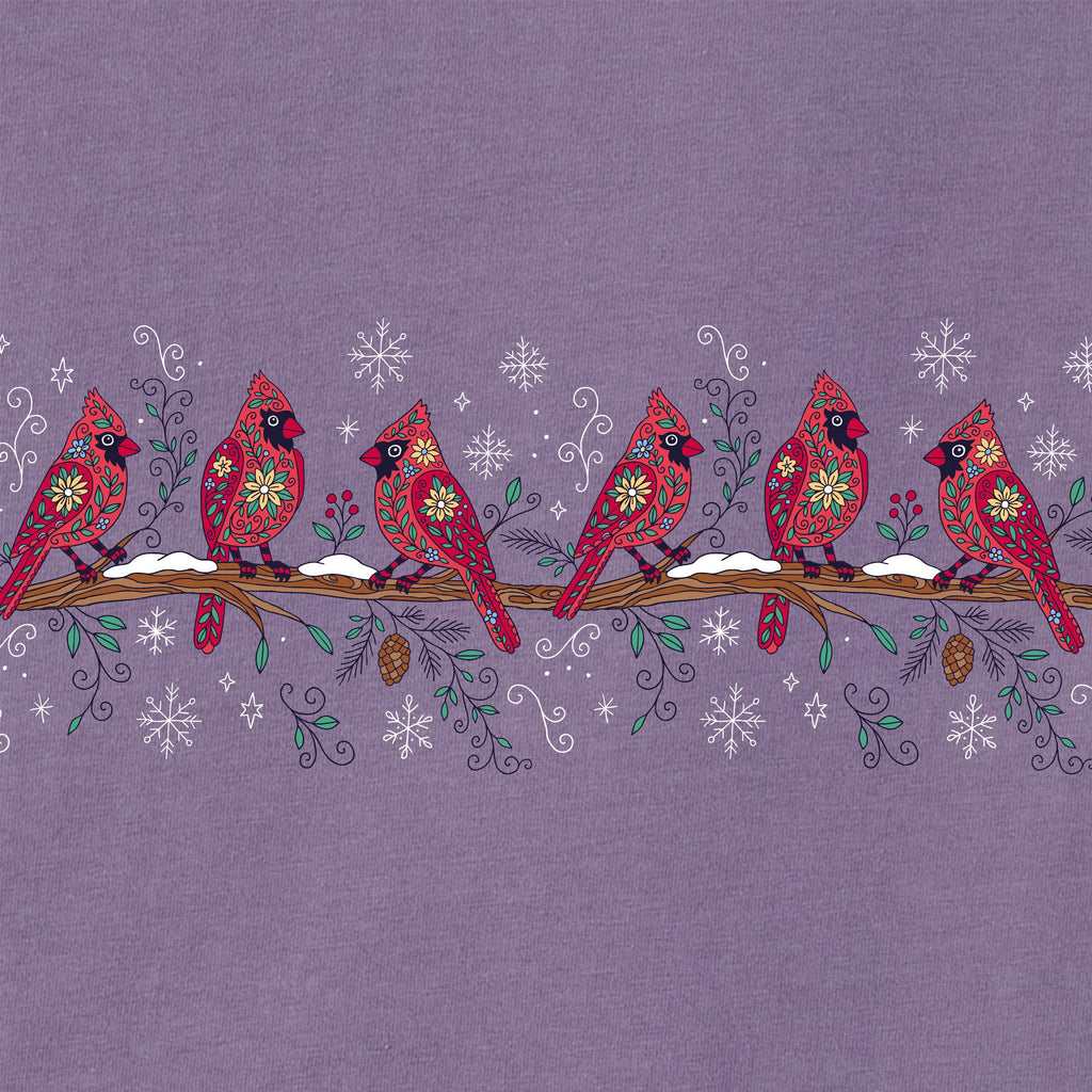 Women's Pattern Cardinals Long Sleeve Crusher Tee product image 2