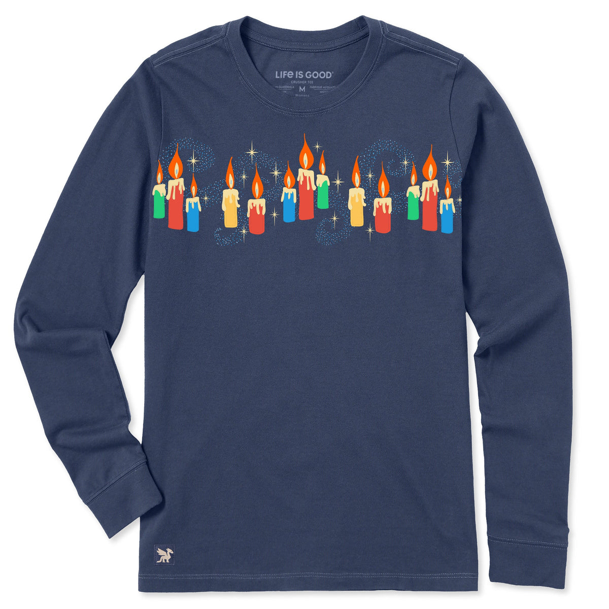 Women's Holiday Candle Light Long Sleeve Crusher Tee product image 1