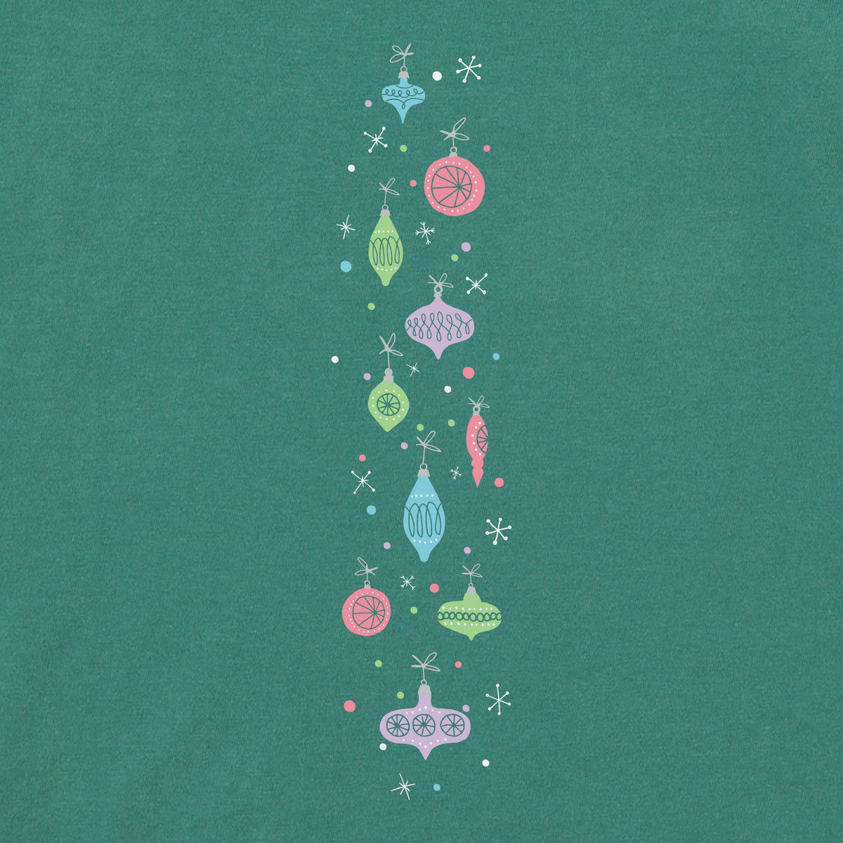 Women's Mid-Century Merry & Bright Long Sleeve Crusher Tee product image 4