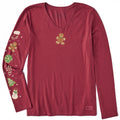 Women's Cookies for Santa Long Sleeve Crusher Tee product image 1