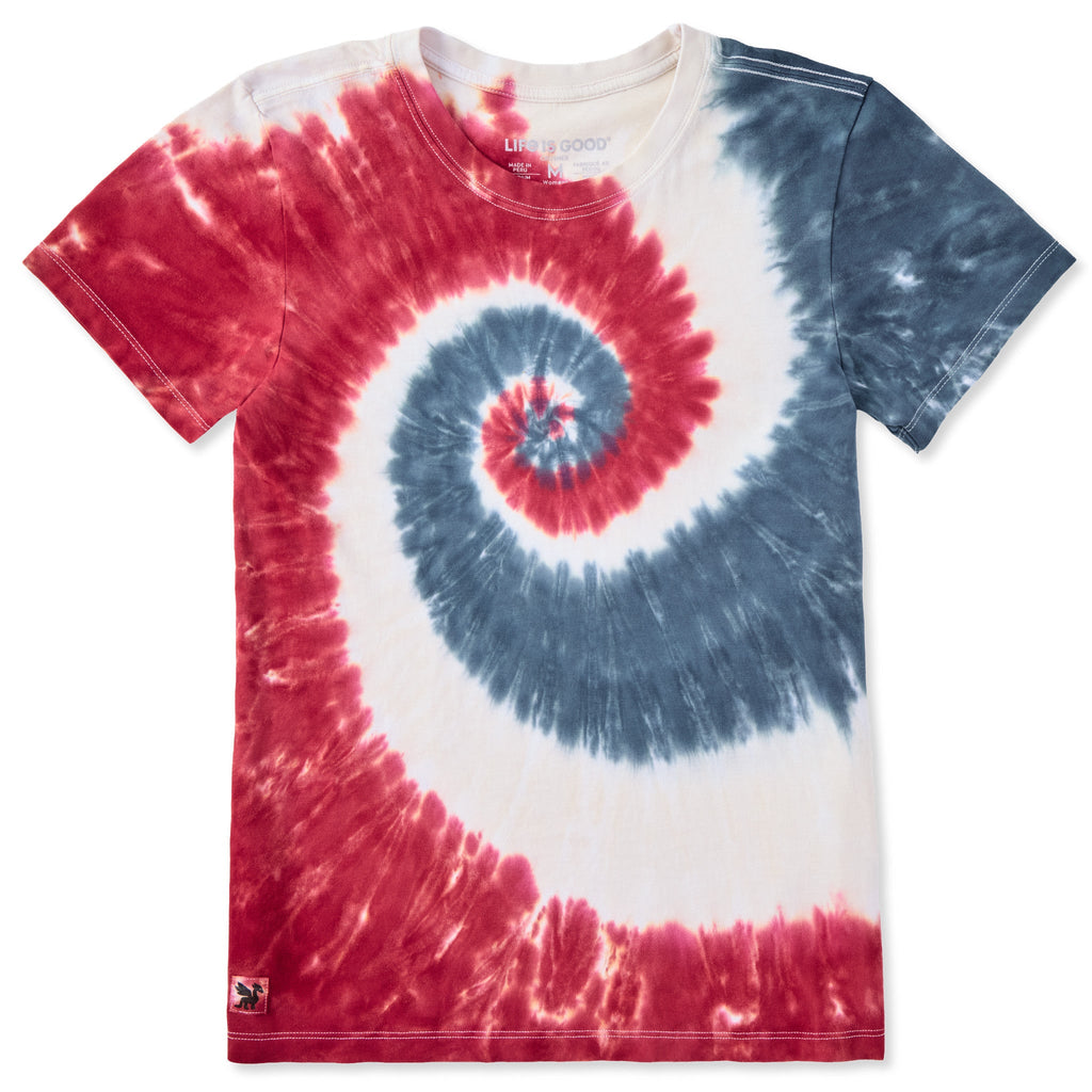 Women's Solid Short Sleeve Crusher Tie-Dye Tee product image 1