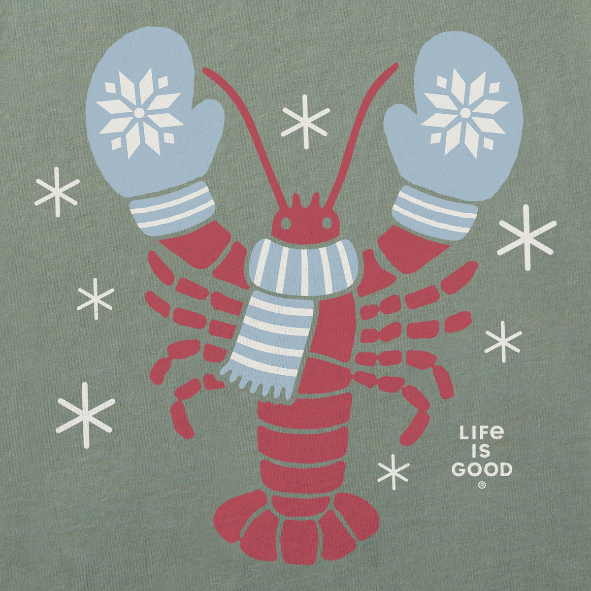 Kids Holiday Lobster Short Sleeve Crusher Tee product image 2