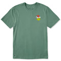 Men's Grinch Santa Hat Short Sleeve Crusher Tee