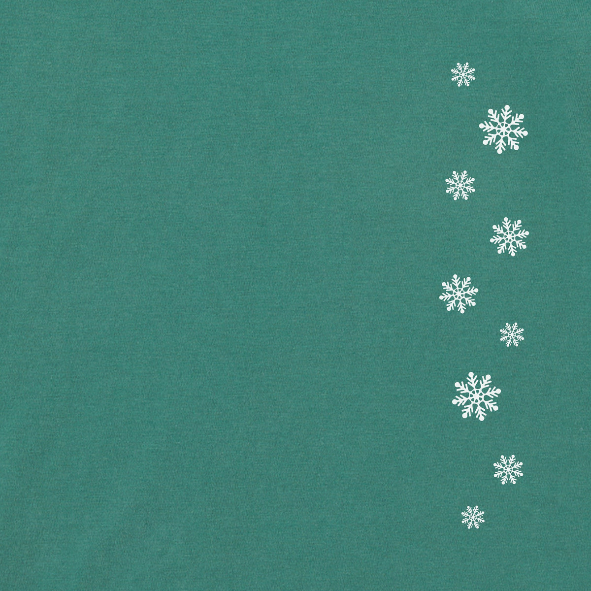Women's Grinch Peace Love Joy Snow Long Sleeve Crusher Tee