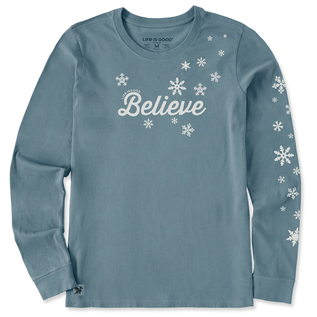 Women's Believe Long Sleeve Crusher Tee product image 1