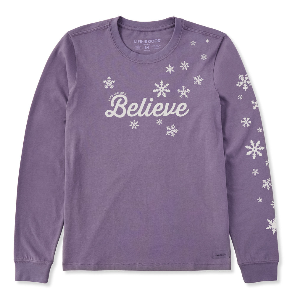 Women's Believe Long Sleeve Crusher Tee product image 4